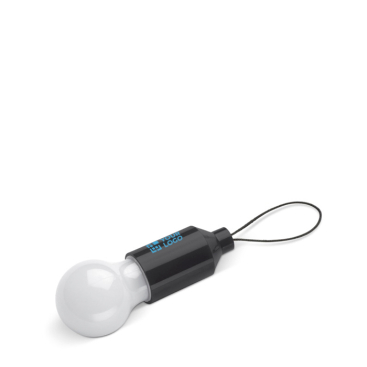 Zaklamp met 1 LED-licht en handvat voor sleutelhanger of tas met jouw bedrukking