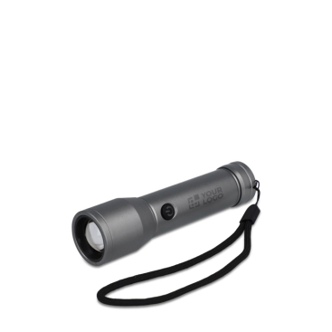 Waterbestendige oplaadbare LED-zaklamp van gerecycled aluminium
