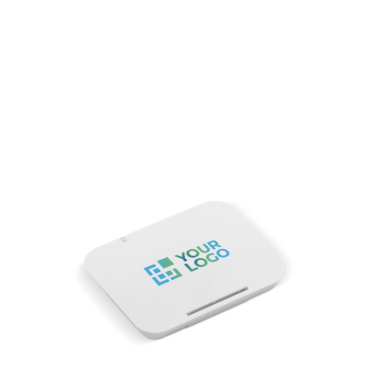 Draadloze oplader en standaard met zachte afwerking voor telefoon 5W met jouw bedrukking