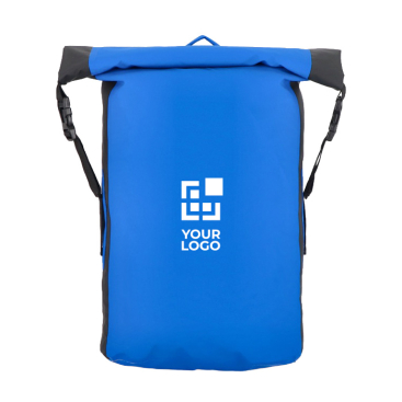 Waterdichte roll-top rugzak met gewatteerde schouderbanden 25L met jouw bedrukking