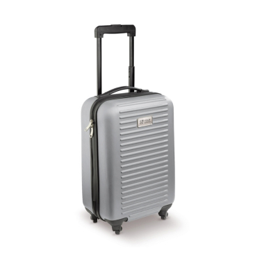 4-wiel cabine trolley met metalen plaat voor personalisatie met jouw bedrukking
