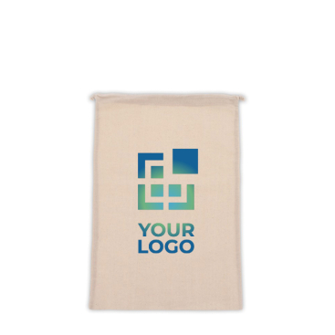Cadeautas van katoen met OEKO-TEX certificering 30x45 cm met jouw bedrukking