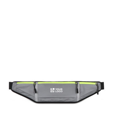 Reflecterende heuptas voor hardlopers met rits en mesh