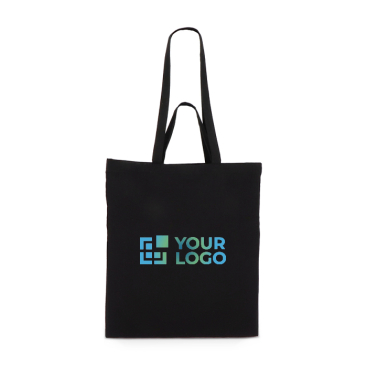 Katoenen tas OEKO-TEX in leuke kleuren met dubbele hengsels 140 g/m²