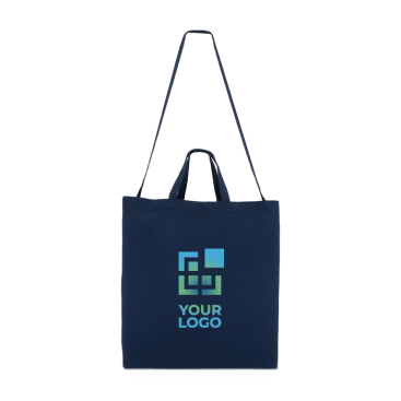 Katoenen tas OEKO-TEX in diverse kleuren met dubbele hengsels 220 g/m²