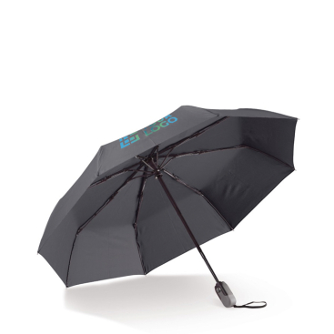 Automatische opvouwbare paraplu met ergonomische handgreep 22'' met jouw bedrukking