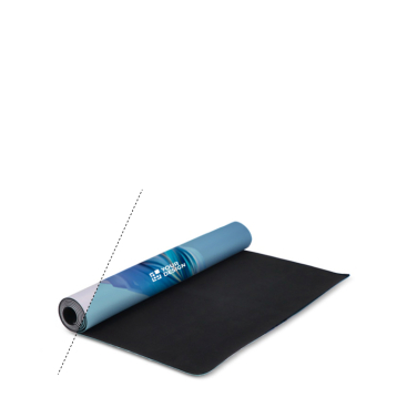 Yogamat met antislip onderzijde voor sublimatie