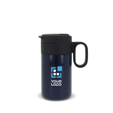 RVS fles met dop die als beker fungeert 250ml met jouw bedrukking