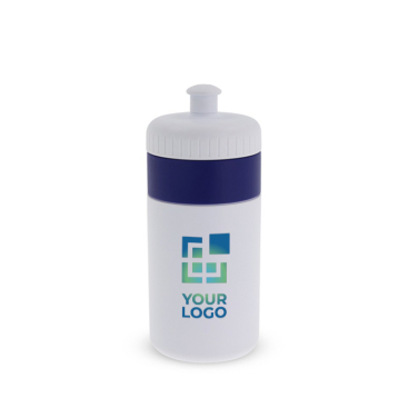 BPA-vrije sportfles met kleuraccent 500ml met jouw bedrukking
