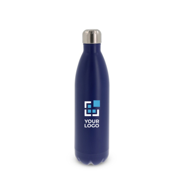 Dubbelwandige lekvrije RVS fles 1000ml met jouw bedrukking