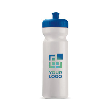 Sportbidon van organisch plastic, gemaakt in de EU 750ml met jouw bedrukking