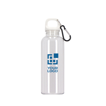 Plastic fles in heldere transparante kleuren 500 ml