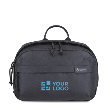 Reistoilettas van RPET met handgreep bovenop en veel ruimte