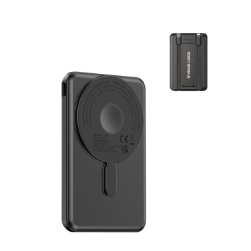 Eco 5‑in‑1 powerbank met oplaadkabels en staander 5.000 mAh