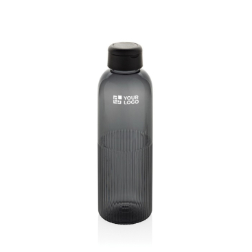 RPET-fles met grip en origineel ribbel design 750 ml