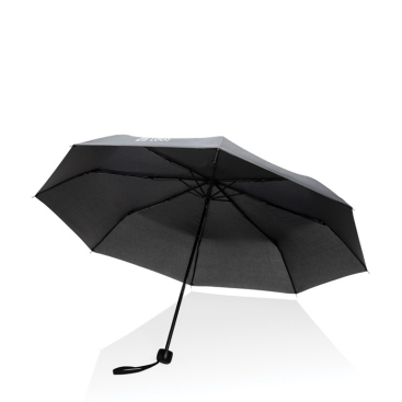 Impact AWARE ™ paraplu met logo (RPET) weergave met jouw bedrukking