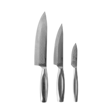 Luxe messenset voor de keuken van roestvrij staal Boska