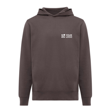 Unisex hoodie van gerecycled katoen met capuchon 280 g/m² Iqoniq 