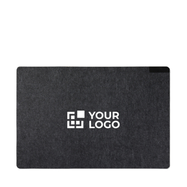 Grote bureaumat van gerecycled vilt met antislippads