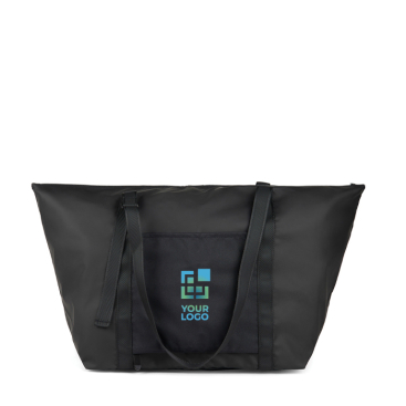 Weekendtas van gerecycled polyester met trolleyhoes