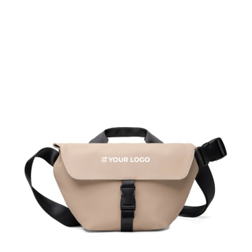 Urban schoudertas van gerecycled materiaal met verstelbare riem