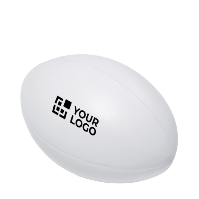 Anti-stress rugbybal voor reclame