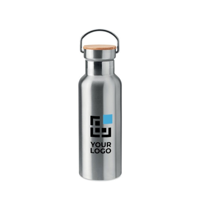 Design drinkbus van rvs, 500ml weergave met jouw bedrukking