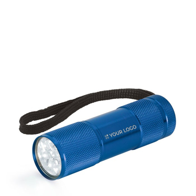 Metalen zaklamp in diverse kleuren