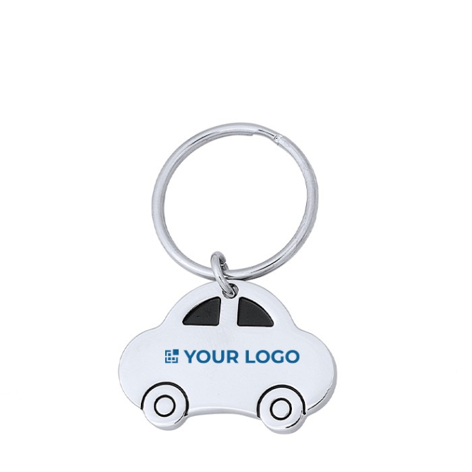 Promotie sleutelhanger in de vorm van een auto