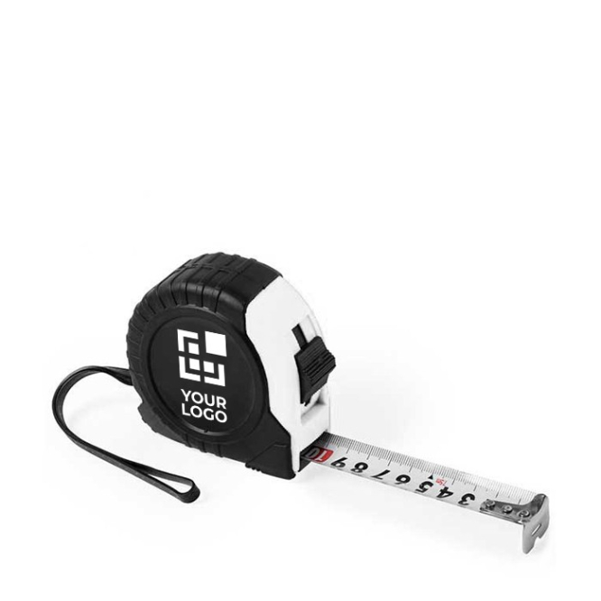 Flexometer meetlint met logo (7,5 m) kleur blauw