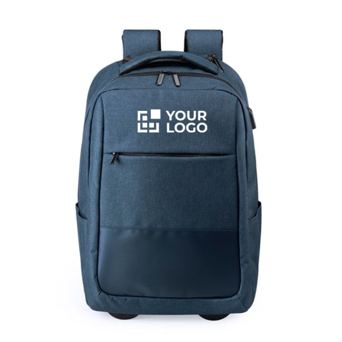 Polyester trolley rugzak bedrukken met logo
