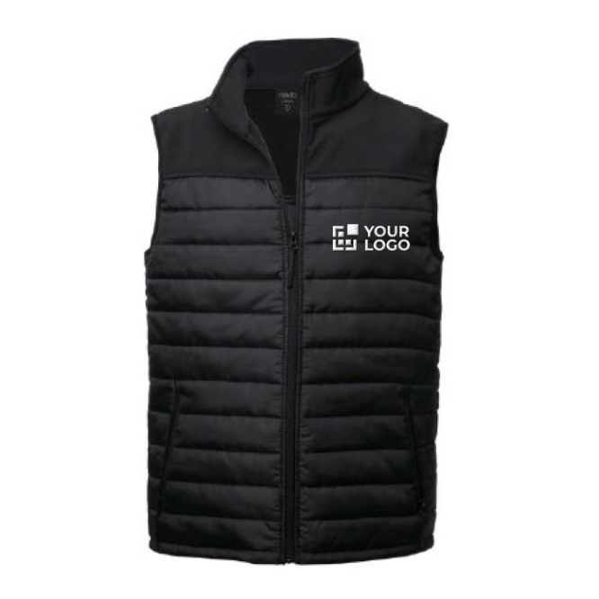 Waterdichte bodywarmer met logo weergave met jouw bedrukking