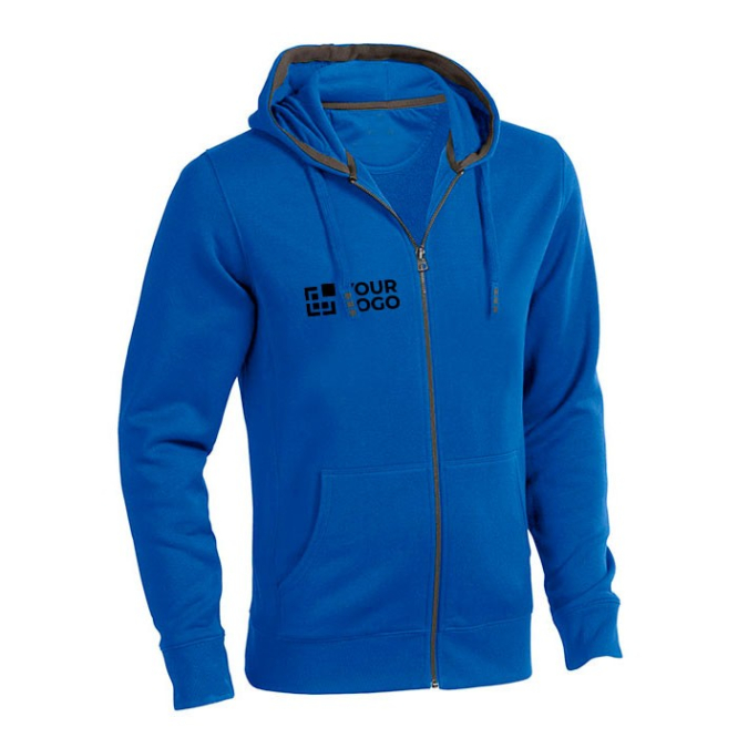 Hoodie laten bedrukken 300 g/m2 weergave met jouw bedrukking