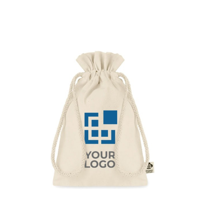 Cadeau tasjes met logo van biologisch katoen