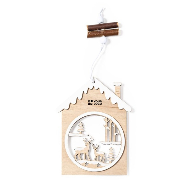 Houten hangend ornament