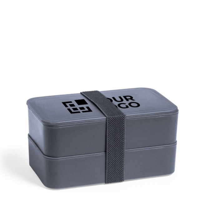 Grote lunchbox met twee compartimenten 