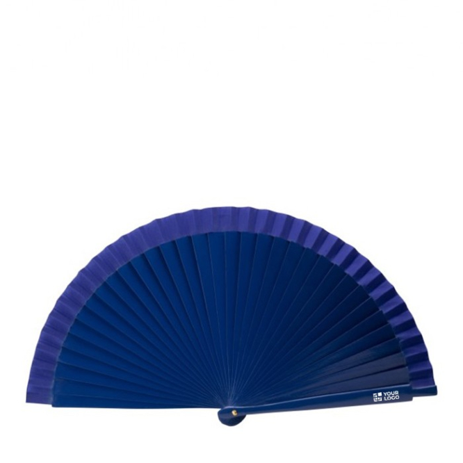 Gelakt hout en polyester ventilator in diverse kleuren 23cm