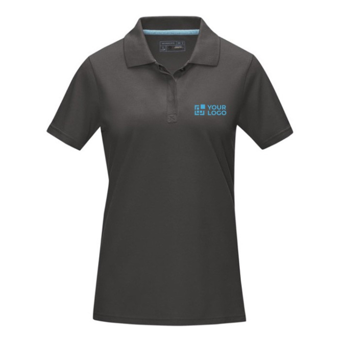 Biokatoen piqué polo voor dames 180 g/m2 Elevate NXT