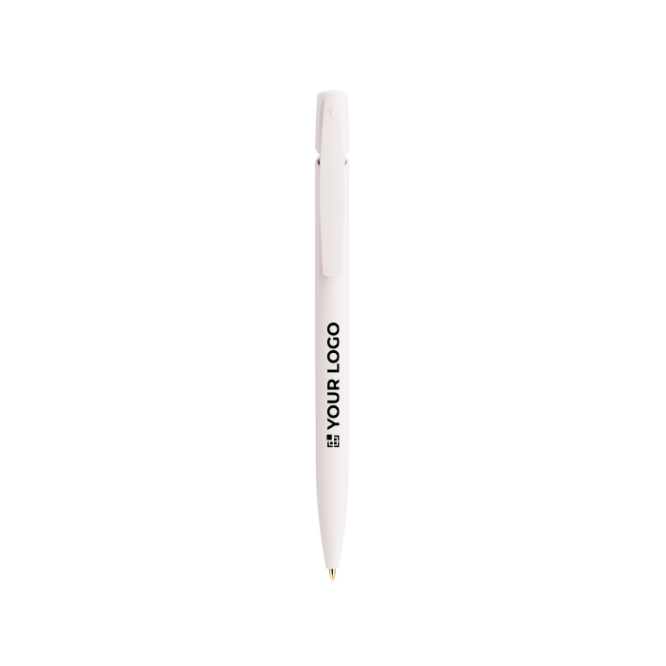 Kunststof BIC®-pen met ergonomische grip en zwarte inkt