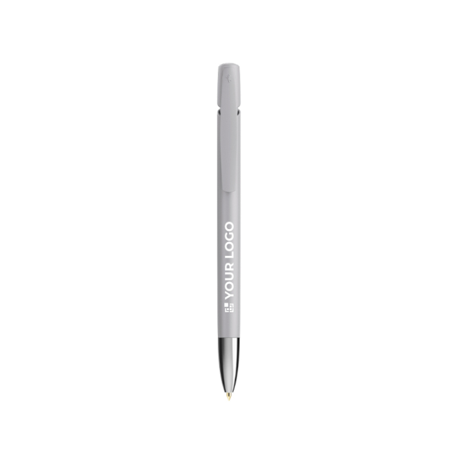 Navulbare plastic pen met klikmechanisme en zwarte inkt BIC®