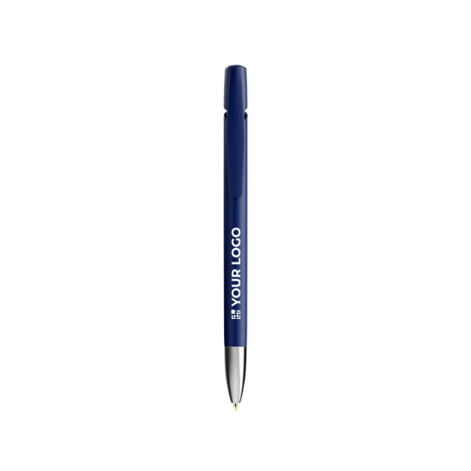 Navulbare plastic balpen met klikmechanisme en blauwe inkt BIC®