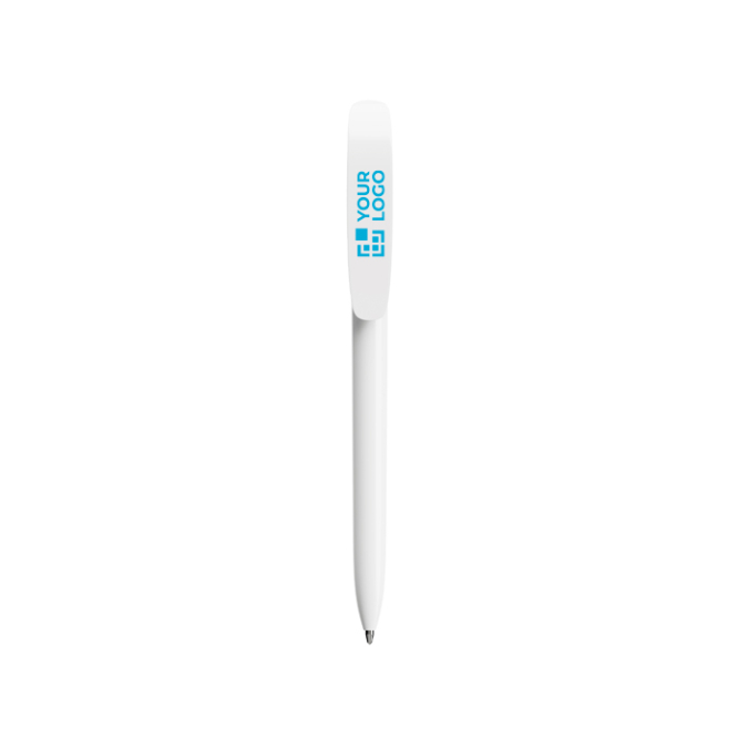Plastic BIC® pen met grote clip en zwarte inkt