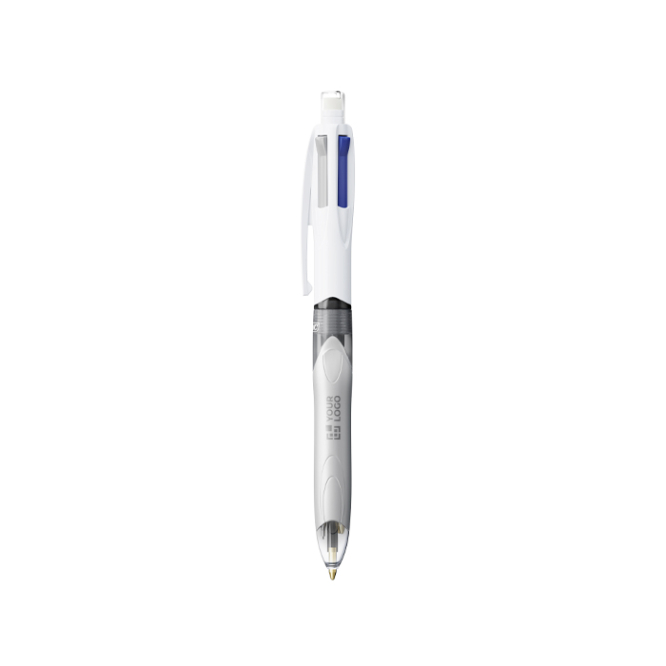 Multifunctionele kunststof pen met 3 inkten en vulpotlood BIC®