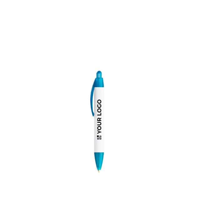 Plastic pen met 360º-opdruk en zwarte inkt Wide Body Mini BIC®