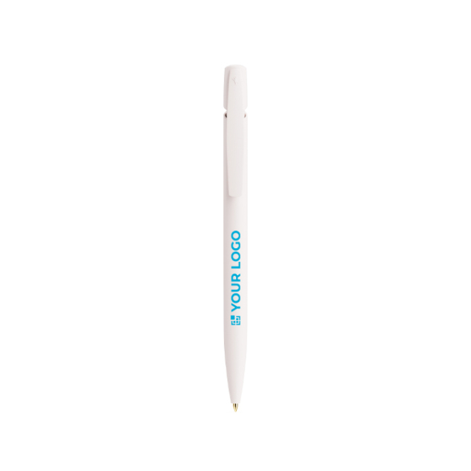 BIC® balpen van gerecycled plastic met klikmechanisme en zwarte inkt