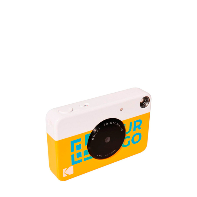 Instantcamera met direct printen en flitser Kodak Printomatic