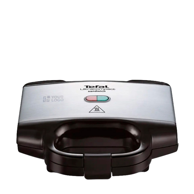 Contactgrill met anti-aanbakplaten en veilige sluiting Tefal