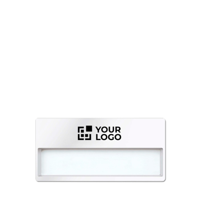 Herbruikbare magnetische badgehouder voor events