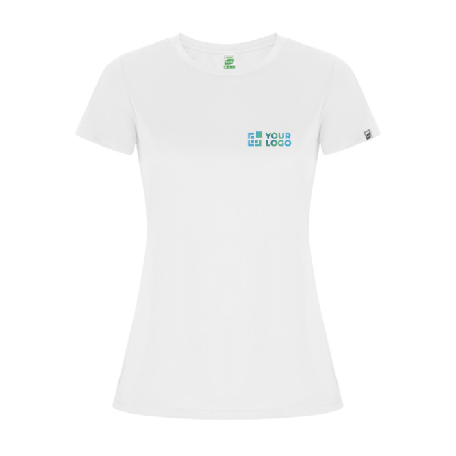Dames sportshirt van gerecycled poly 135 g/m² Roly Direct Imola 