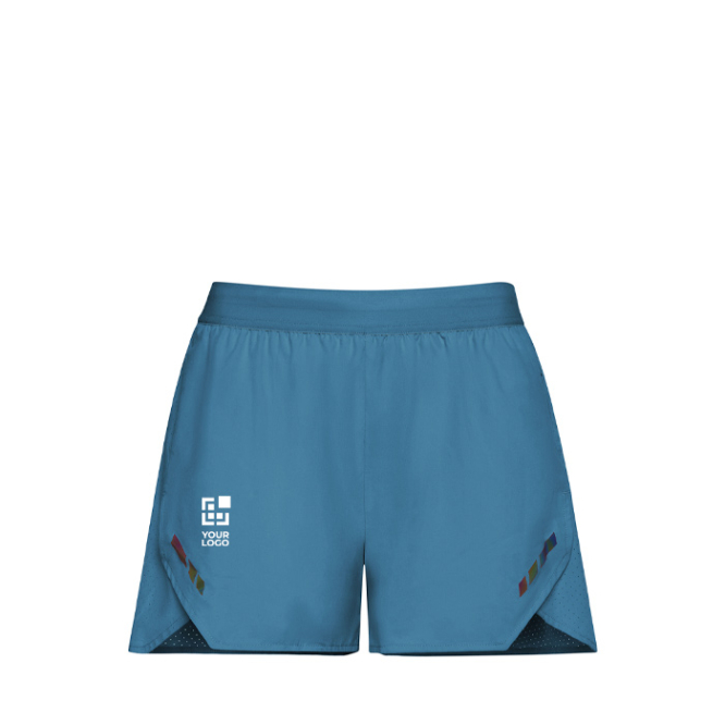 Ademende dames polyester hardloopshort 110 g/m² Roly Direct Stratos